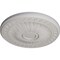 Ekena Millwork Randee Ceiling Medallion (Fits Canopies up to 3 7/8"), Hnd-Painted Ultra Pure White, 20"OD x 1 3/8"P CM20HAUWF - alternate 2